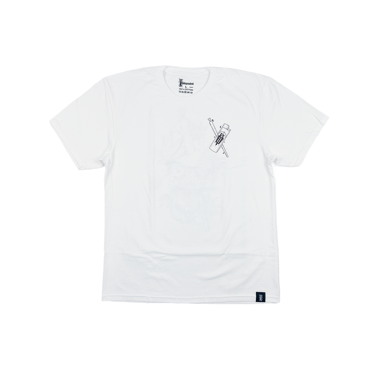 420 - WHITE TEE